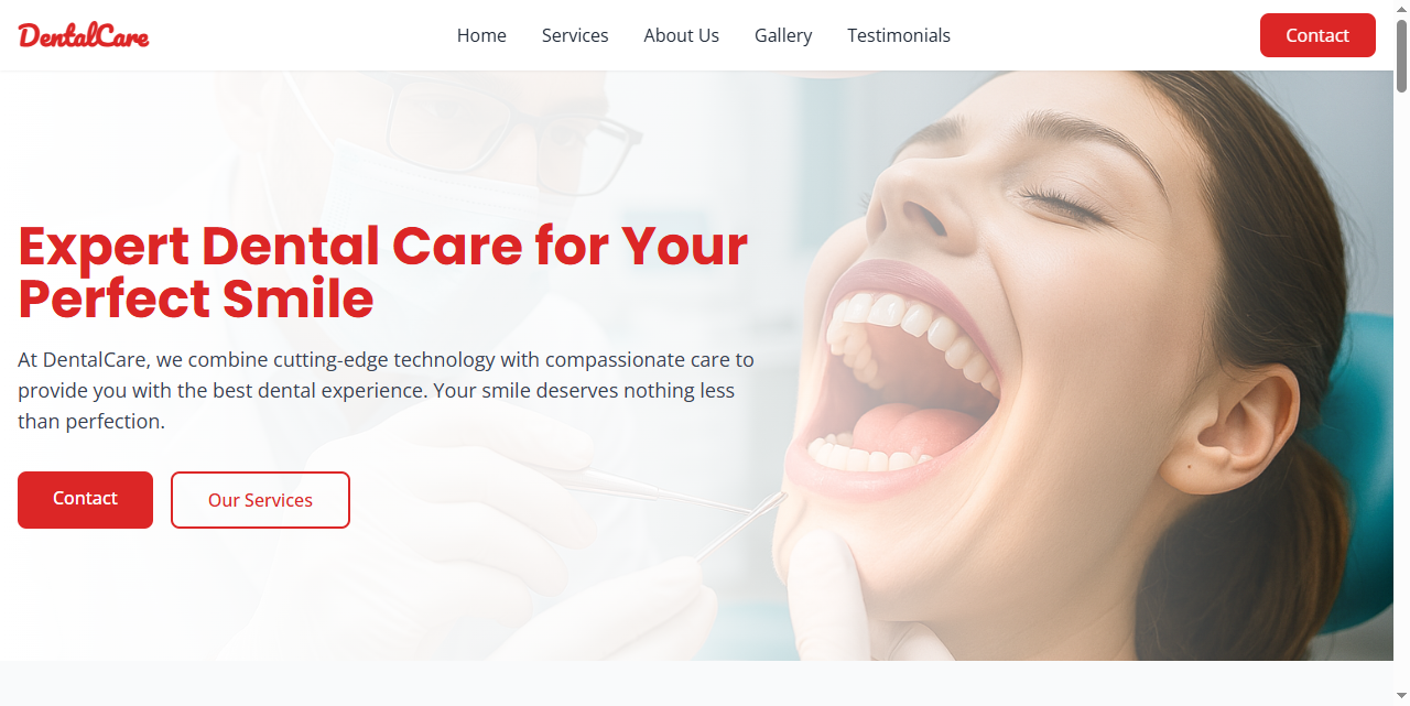 Dental HTML Template 2